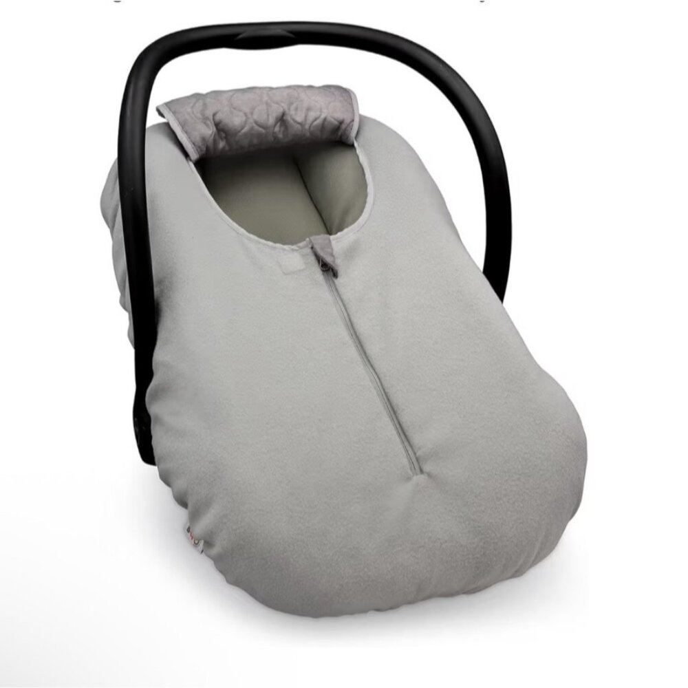 Travel Bug Baby Car Seat Cover Gray Reversible Design Universal Fit